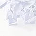 Hangnuo 50 PCS Origami Paper Cranes Folded DIY Japanese Crane Mobile String Garland for Wedding Party Backdrop Home Decoration, White