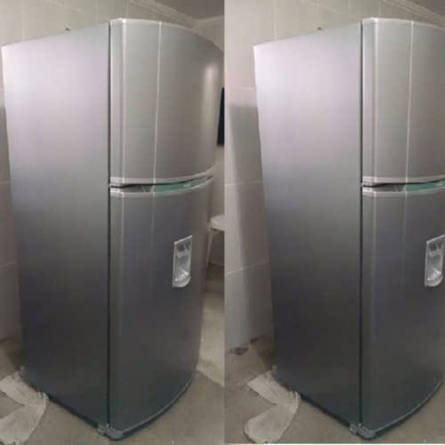 Adesivo Envelopamento Prata Inox Geladeira Fogão 2m x 60cm