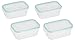 Snapware 1098449 2-Cup Airtight Rectangle Container with Teal Seal, Containers by Snapware