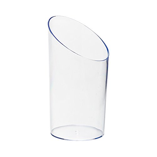 Clear Incline Shot Glasses 3 oz Premium Plastic Serve Shots, Mini