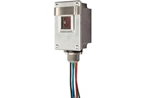 NSI Tork 2119A Photocontrol, 1/2", Stem Type, Aluminum, 120/240V