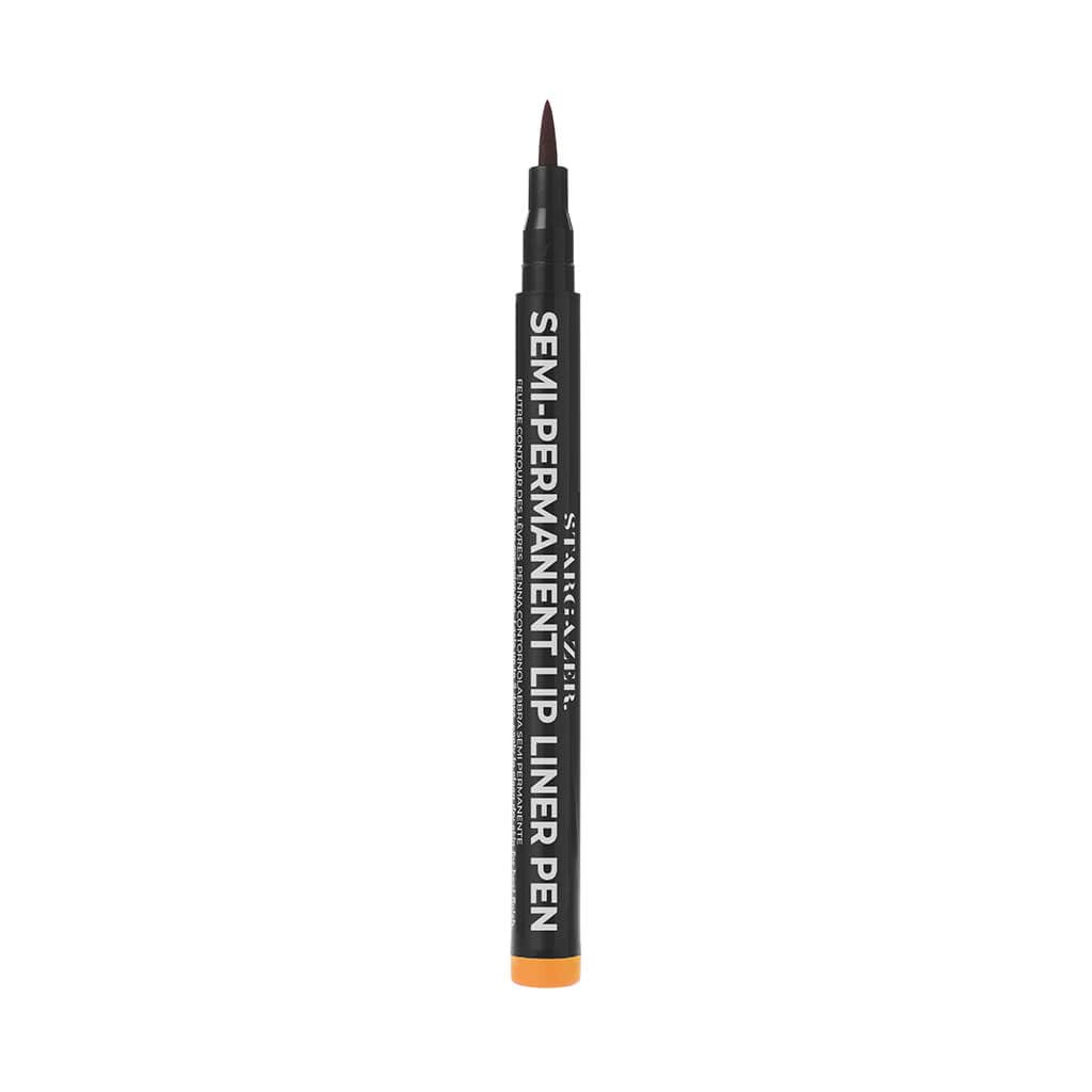 Stargazer Vegan Waterproof Semi-Permanent Lip Liner Number 1. Up To 24 Hour Lip Coverage With Fine Tip Applicator.