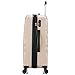 Rockland Melbourne Hardside Expandable Spinner Wheel Luggage, Gold Wave, Carry-On 20-Inch