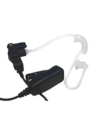 Micrófono de vigilancia de dos cables para Motorola CP200D XLS PR400 EP450 GTX GP300 P1225 CP185 P110 SP50 RADIO Micrófono de solapa para hombro.
