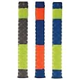 SG Multicolor Cushioned Cricket Bat Grips, 63.5mm - 70mm, 3 Pack