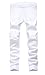 Men's White Biker Jeans Slim Straight Stretch Skinny Fit Moto Denim Jeans,W32,White