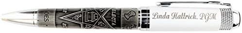 Hattricks Goodimpression Personalized Engraved OES Eastern Star Embossed Ink Pen