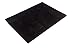 MBIGM Super Soft Modern Shag Area Rugs Purple Living Room Carpet Bedroom Rug Washable Rugs Solid Home Decorator Floor Rug and Carpets 4- feet by 5- feet, Black