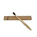 MCHEETA Bamboo Toothbrush - PURITY BRUSH - Compact Bristles - 100% Natural, Plant Based, BPA Free with Recycled Packaging (1 count)