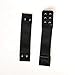 ZigZag Hair 5pcs Adjustable Elastic Band with Hooks for Wigs/Lace Closure/Lace Frontal Sewing Band Black 1.2inch width 9.5inch length (5pcs)