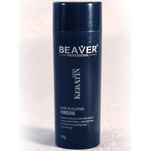 Beaver-Keratin-Hair-Building-Fibers-28g098-oz-Medium-Brown Beaver Keratin Hair Building Fibers 28g/0.98 oz - Medium Brown