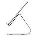 elago M2 Phone Stand [Silver] - Premium Aluminum, Angled for Video Calls, Cable Management, Aluminum Phone Stand Compatible with iPhones, Galaxy, and Other Smartphones