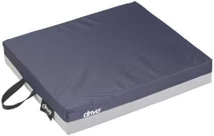 Drive Medical 14886 Skin Protection Gel "E" Wheelchair Seat Cushion, 18 x 16 x 3