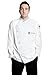 Bragard Men's Chicago Chef Jacket, Long Sleeve Coat with Contrast Piping for Cooking, Restaurants, Pubs, Cafes, Kitchens, Hotels, Bars - Size 34 - White