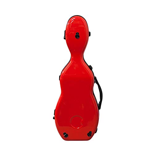 image for PAITITI Cello Shaped Full Size Durable Super Light Fiber Glass Violin 