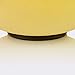 TOPFUND Yellow E Note Crystal Singing Bowl Solar Plexus Chakra 10 inch with Heavy Duty Carrying Case and Suede Mallet