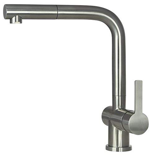 Mizzo Spültischarmatur Wasserhahn Küche Spültisch Armatur Design Avori - 100% Edelstahl Mischbatterie - Küchenarmaturen Wasch