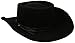 Twister Men's Crushable Gambler Hat, Black, Medium