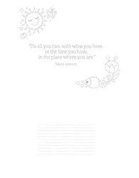 Live a Colorful Life Coloring Book: 40 Images to