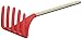 Tovolo Red Silicone Pasta Rake Cooking and Serving Utensil Stainless Steel Handles