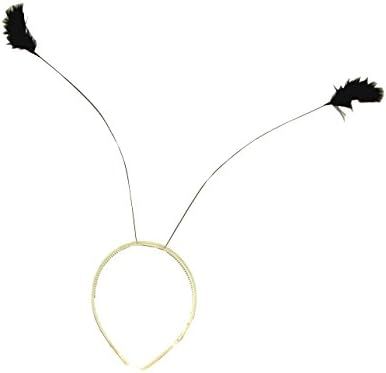 Picapot Inc Feather Tipped Wire Antennae Costume and Party Headband, One Size