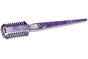 Bodyrbrun Jacks Imports Aluminum Thinning 7" Comb Thins Manes and Tails. Will Also Work as a bot Knife. Uses Standard Replaceable, Double Edge Razor Blades.