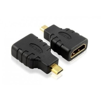 High Speed Micro HDMI (Type D) to HDMI (Type A) - Adapter for Connecting GoPro Hero4 / Hero3/ Hero3+ Camera to TV with HDMI Port - Premium Gold Quality Adaptor By Master Cables