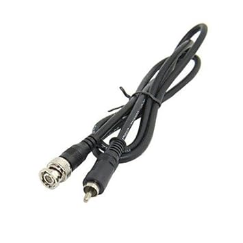 Blindado Mono 1/4 Cable RCA Video Cable de audio macho RCA a macho Cable