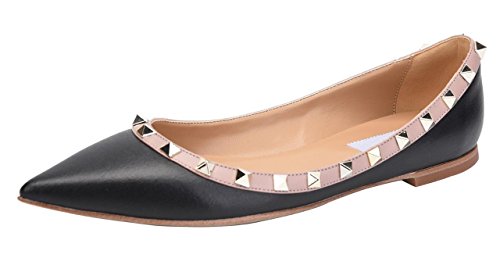 studded flats for women