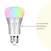 Wi-Fi Smart LED Light Bulb, Tastech [Upgraded Version] Dimmable Multicolored Party Lights Bulb, No Hub Required, Compatible with Alexa and Google Home (Silver)