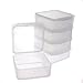 Paylak 12 Storage Square Clear Container for Small Items Organizer 1.5 inches Square