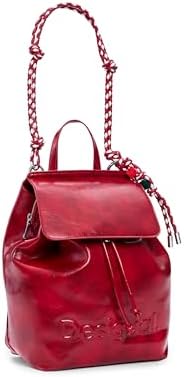 zaino per il tempo libero Half Logo Luena Backpack Carmine rosso