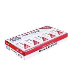 Dorco Platinum Stainless Double Edge Razor Blades - 100 Pack