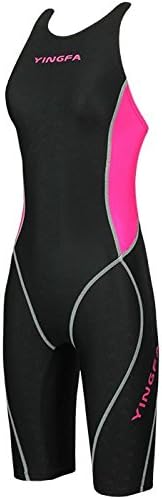 Yingfa Women 953 – 1 Sharkskin Costume Swimming Race Black/Pink