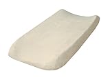 Go Mama Go Minky Changing Pad Cover, Cream