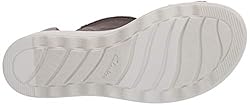 Clarks womens Jillian Rise Wedge Sandal, Pewter