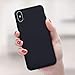 iPhone X Case, iPhone X Liquid Silicone Gel Rubber Anti-Scratch Shockproof 5.8 Inch iPhone 10 Case with Soft Microfiber Cloth Lining Cushion for Apple iPhone X (2017) Ultra Slim by Ainope (Black)
