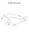 ODODOS Polarized Sports Sunglasses for Cycling Baseball Running Fishing Golf Superlight Ultralight Frame