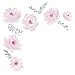 Bedtime Originals Blossom Pink/Gray Watercolor Floral Wall Decals