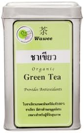 Wawee, Organic Green Tea, 30 g (Pack of 1 can) / Beststore by KK