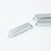 Strat Style Single Coil Guitar Pickup Cover Set,No holes/Chrome Finish