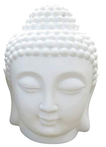 Kartique Electric Buddha Head Ceramic Diffuser with 1 Bottle of Lemon Grass Aroma and 2 Bulbs