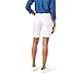 Signature by Levi Strauss & Co. Gold Label Women's Mid-Rise Bermuda Shorts, White Dove, 12