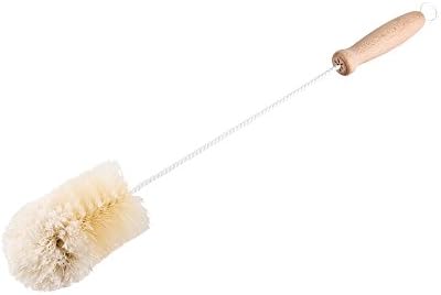 Leopold Vienna 80 x 420 mm Wood Powerpull Brush for Cleaning Decanters, Brown
