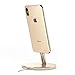 Satechi Aluminum Desktop Smartphone Charging Stand - Compatible with iPhone Xs Max/XS/XR/X, 8 Plus/8, 7 Plus/7, 6S Plus/6S (Gold)