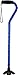 NOVA Medical Products Sugarcane, Walking Cane with All Terrain Rubber Quad Tip Base and Carrying Strap, Waves Design, Blue Rain