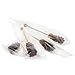Barista Swizzle Sugar Sticks | Rock Candy Crystals | Individually wrapped | Great for Coffee Tea Matcha Cocktails | Amber, 100 Count | Made in the USA