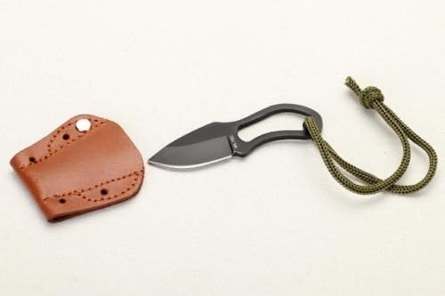 Self-Defence MC Finger Paw Camping Fishing Survival Pocket Neck Knife + Sheat