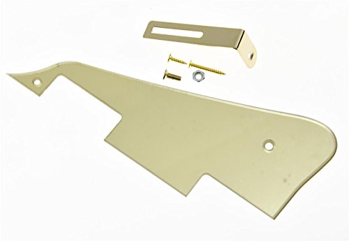 KAISH Gold Mirror LP Guitar Pickguard with Gold Bracket for Epiphone Les Paul