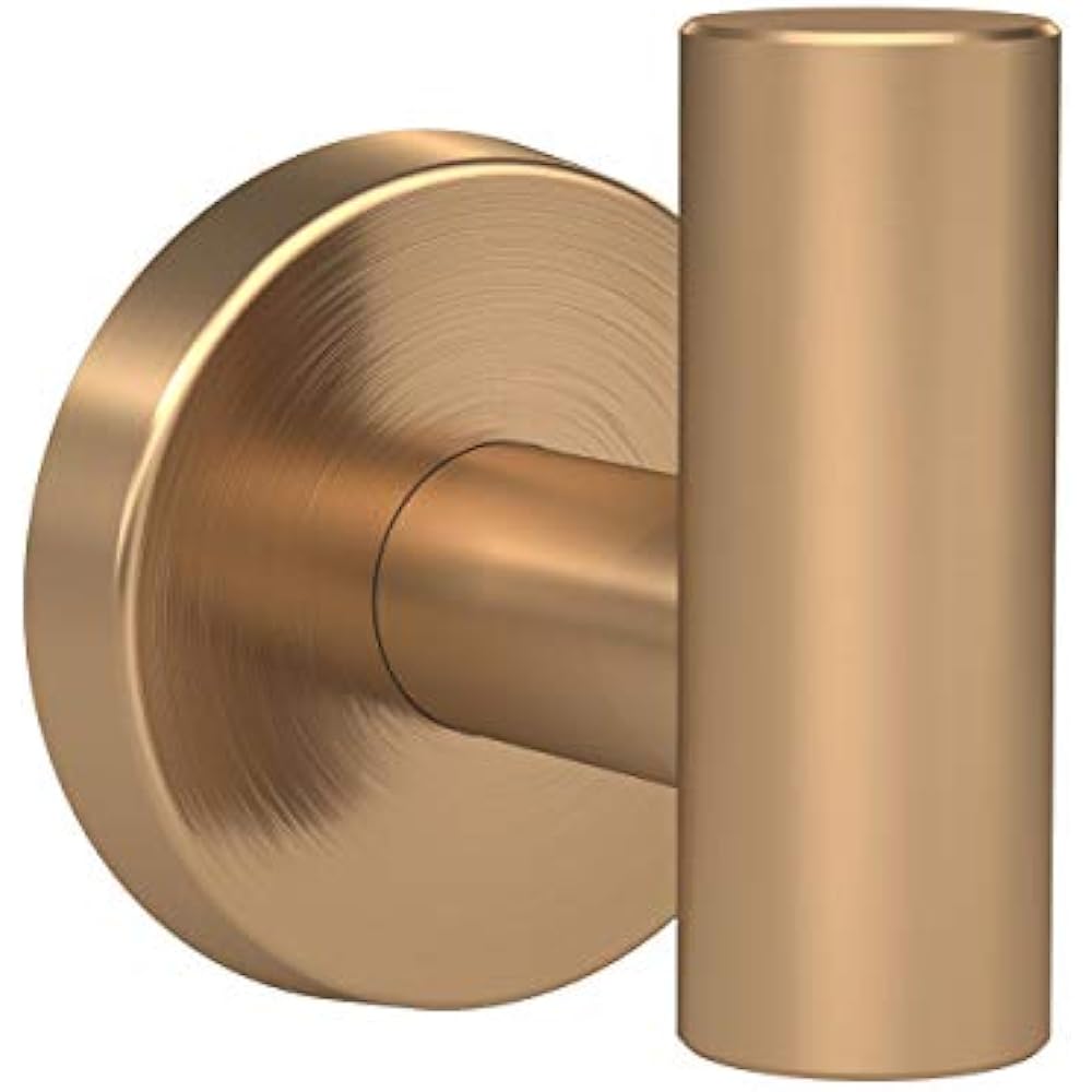 BH26542BBZ Arrondi Robe Hook, 17/8", Brushed Bronze/Golden Champagne